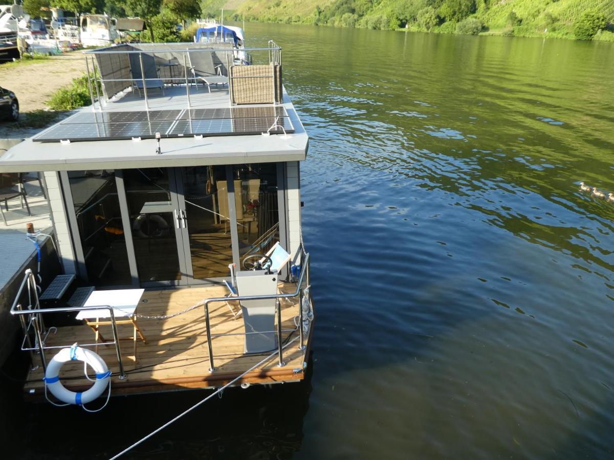 Hausboot Moselrose In Poelich Hotel Polich Kültér fotó